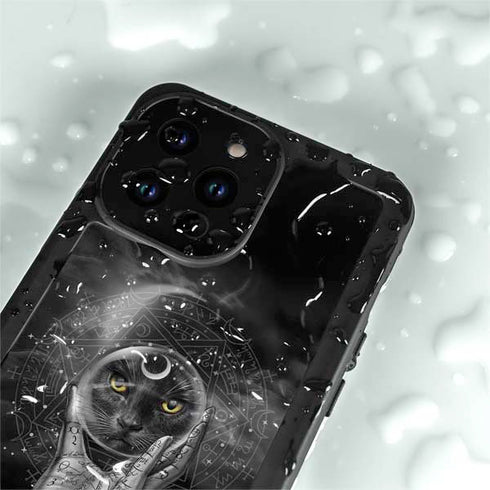 Alchemy Grimalkins Glass iPhone 15 Pro Waterproof Case